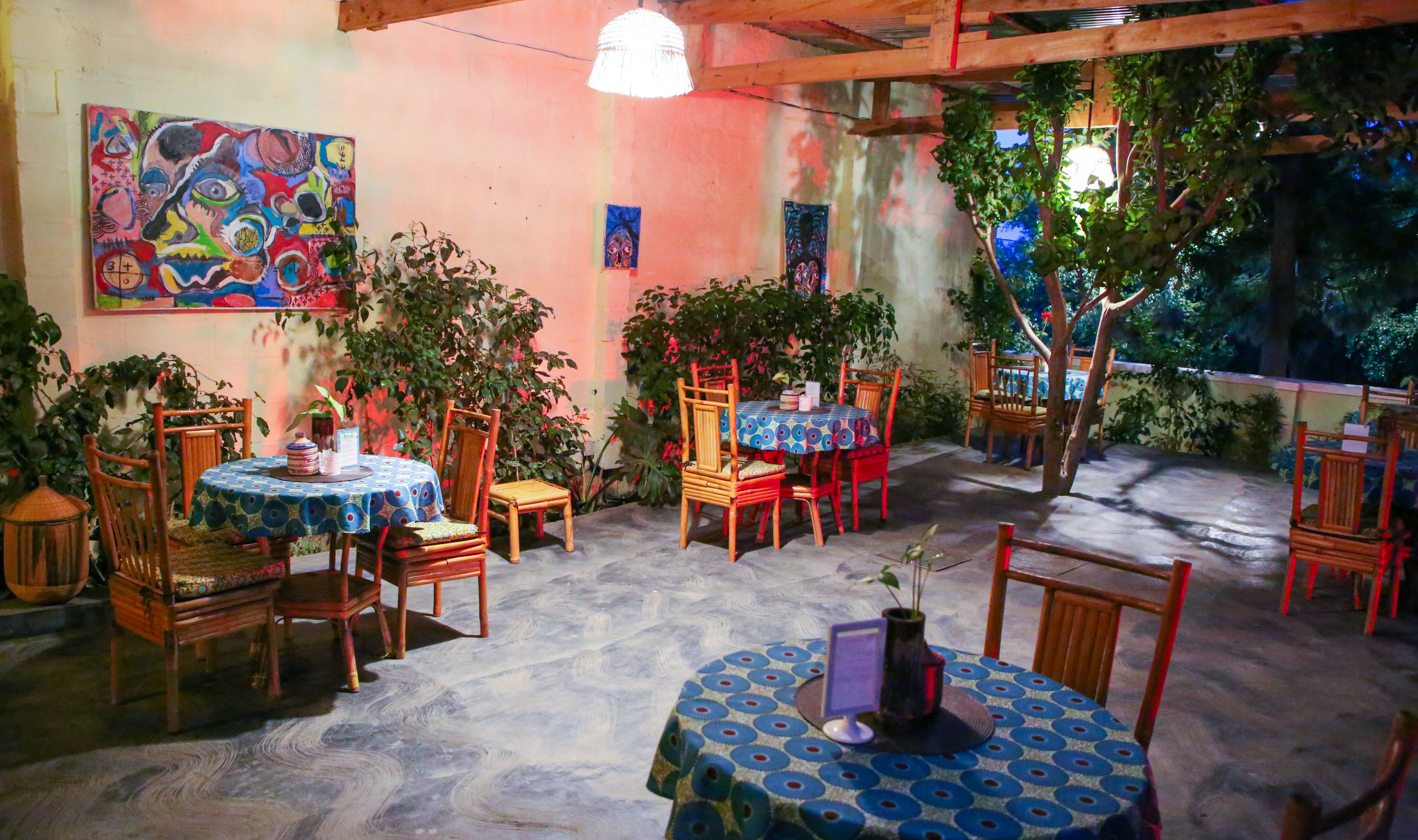 Private dining setup
